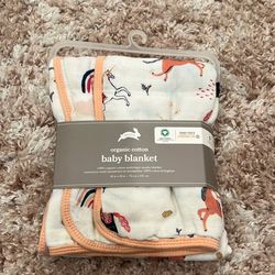 Organic Cotton baby blanket