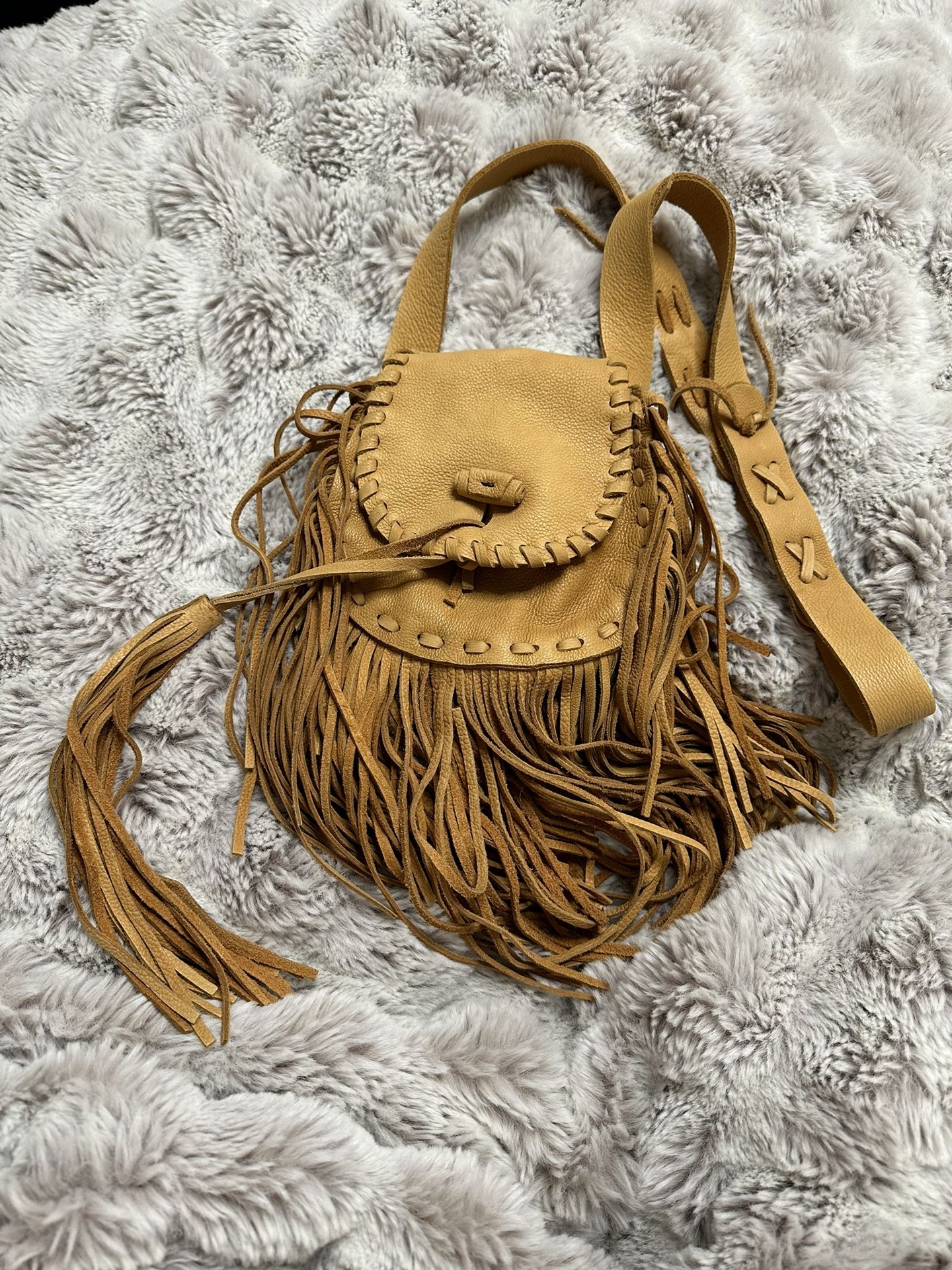 Handmade Fringe Purse