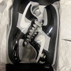 Size 9.5 - Central Cee x Nike Air Force 1 Low Black White Smoke Grey