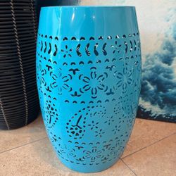 Boho Modern indoor Outdoor End Side Table- Excellent Cond! 