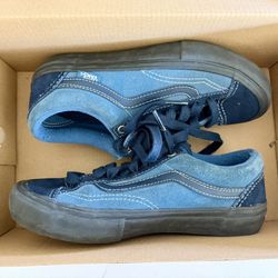 Vans Old Skool Blue/Black – Barely Worn w/ Box
