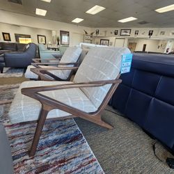 Fabric Accent Chair-Swaxon 