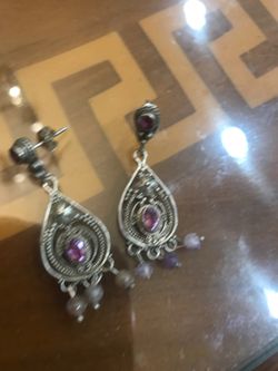 Sterling silver earrings