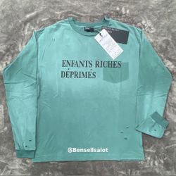 Teal Enfants Riches Déprimés long-sleeve