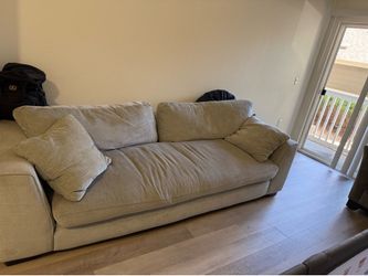 Large grey couch