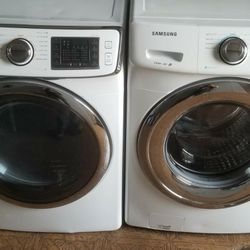 Samsung set Washer And Dryer Electric Front Load 