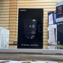 Sony fe 16-35mm f2.8 ii