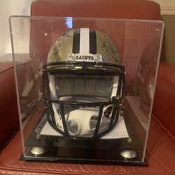 New Orleans Full Size Autographed Helmet