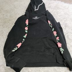 Black Hollister Hoodie Size Large - Rocklin Porch Pick Up