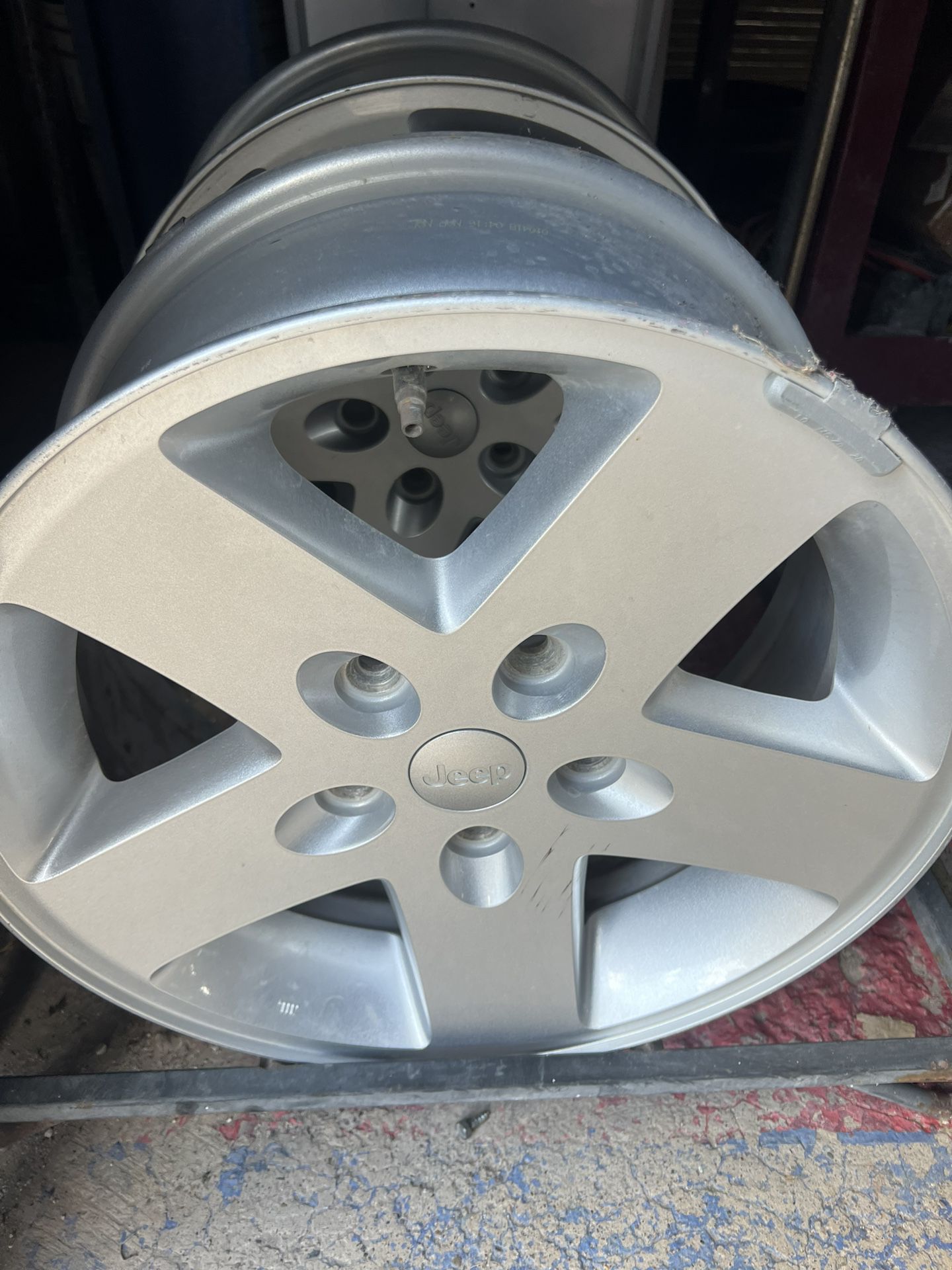 All 4 Jeep Wheel practically brand new