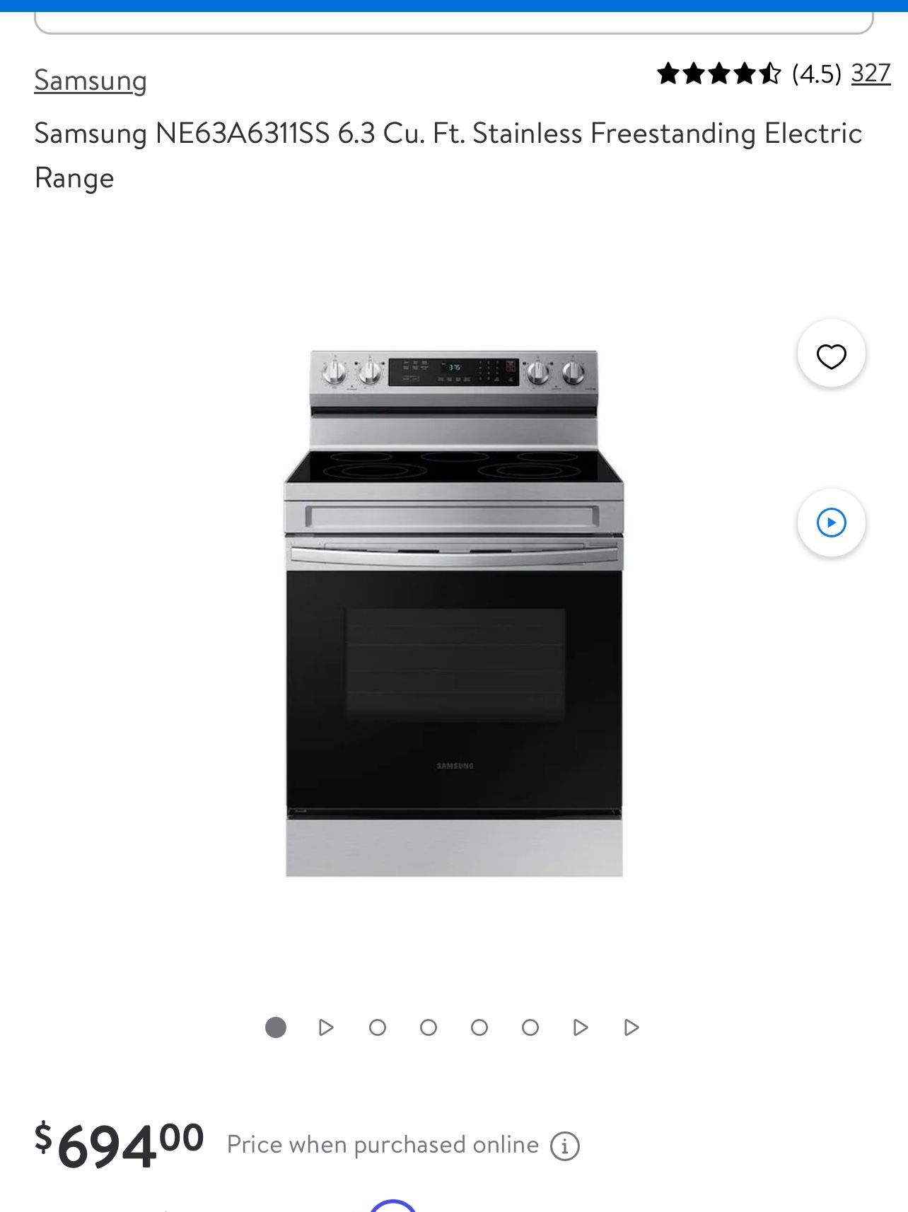 Samsung Electronics Stove