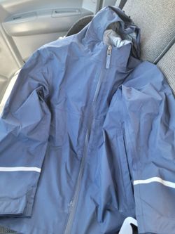 Kids' blue PatagoniaTorrentshell 3L Rain Jacket small