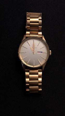 Gold Nixon Watch