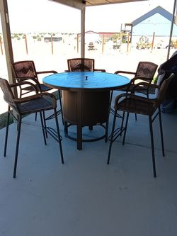 Outdoor Fireplace Table