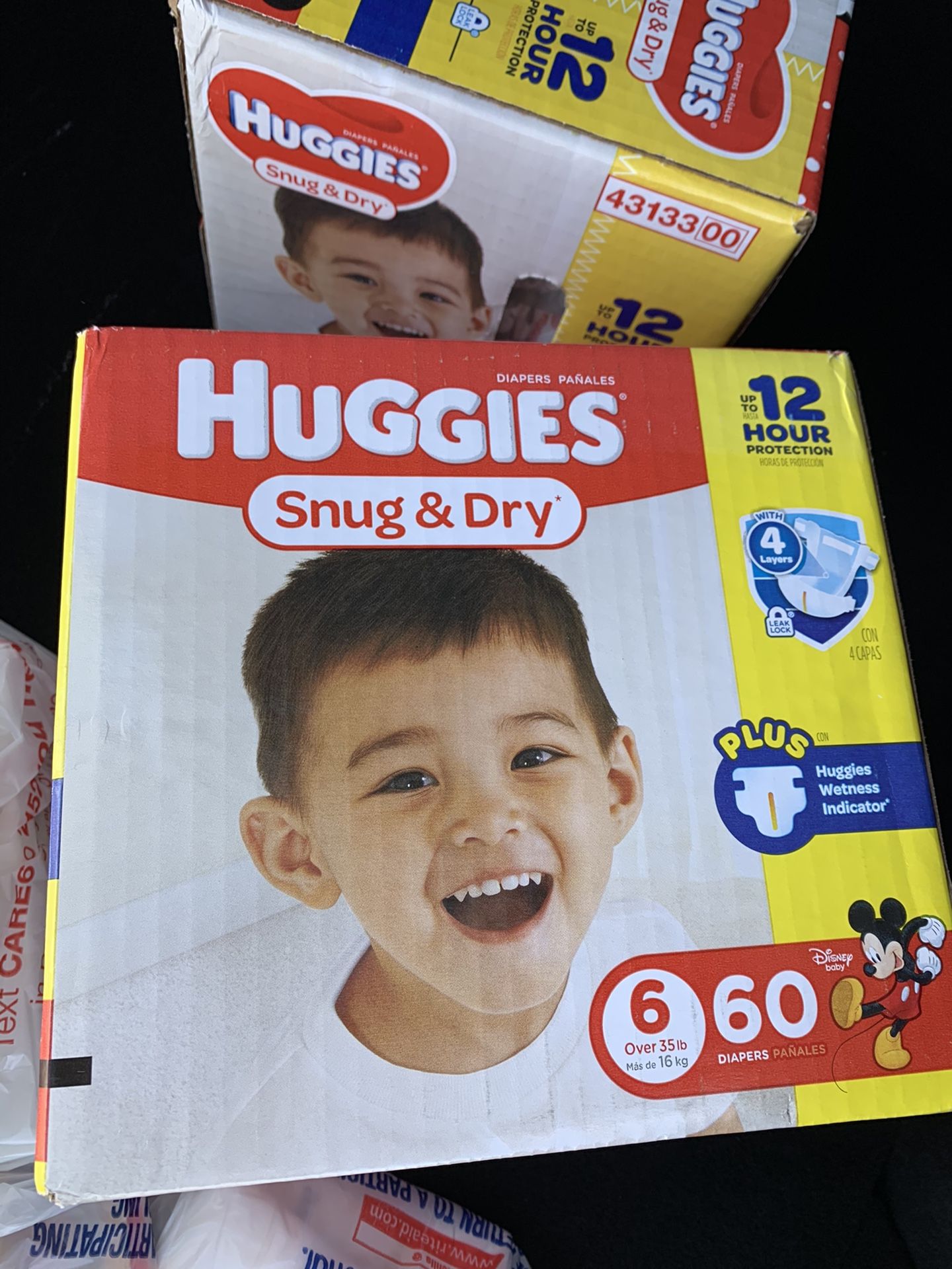 Huggies size 6 cases