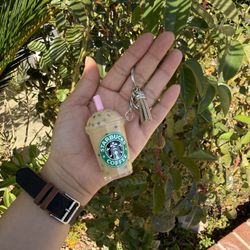 Boba Snow Globe Keychain