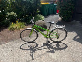 Lime green youth Isla brand road bike