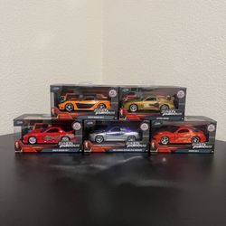 Fast & Furious Cars Diecast Scale 1:32
