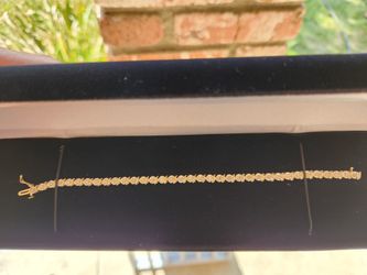 10k 10 Karat Gold 1.0ct Diamond Tennis Bracelet