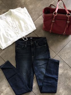 PAIGE Hoxton Ankle Jeans Size 28