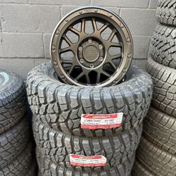 LT 285/70/17 MUD TERRAIN AND NEW TIRES 17” 6X139.7
