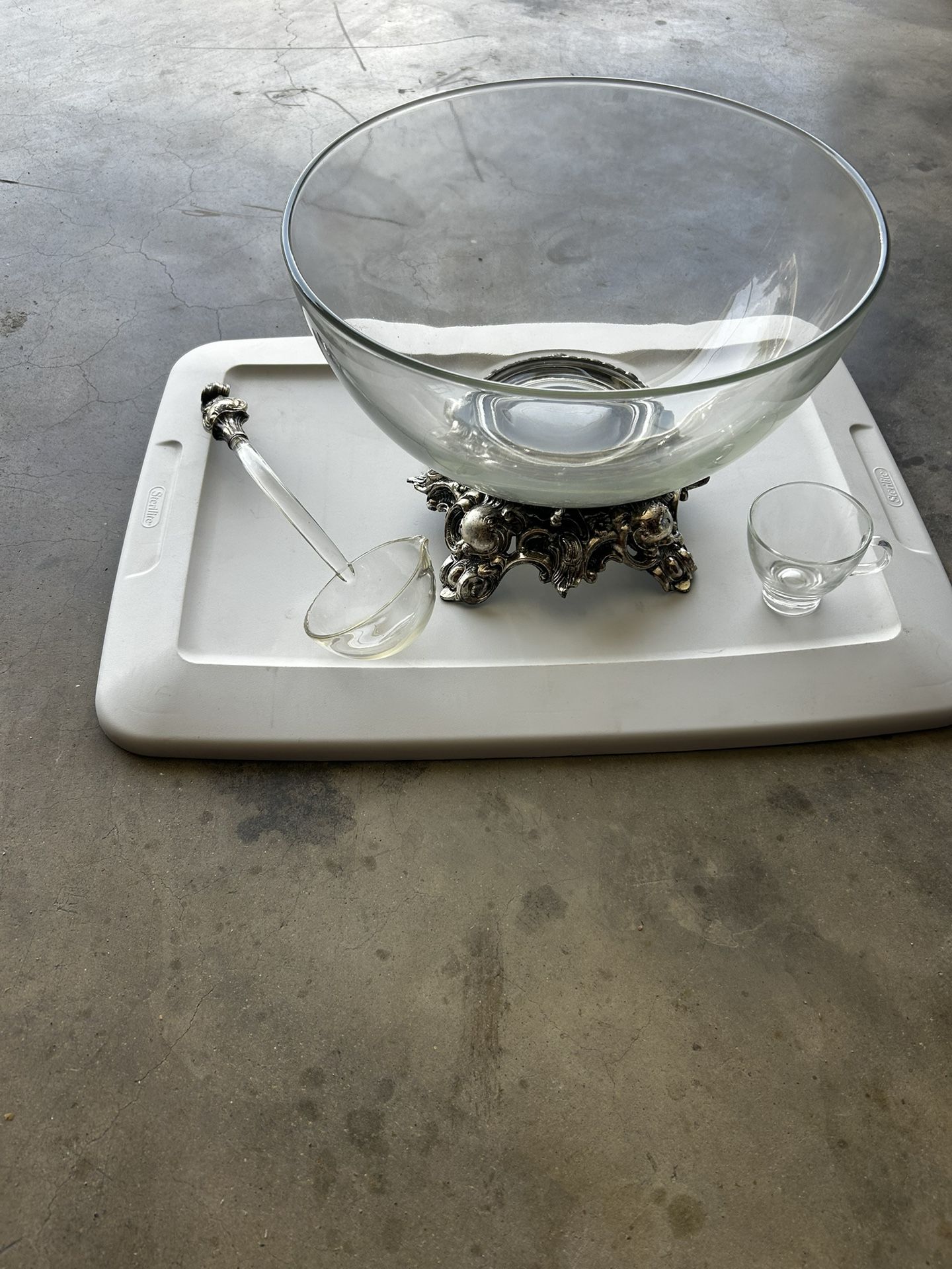 Vintage Punch Bowl Set