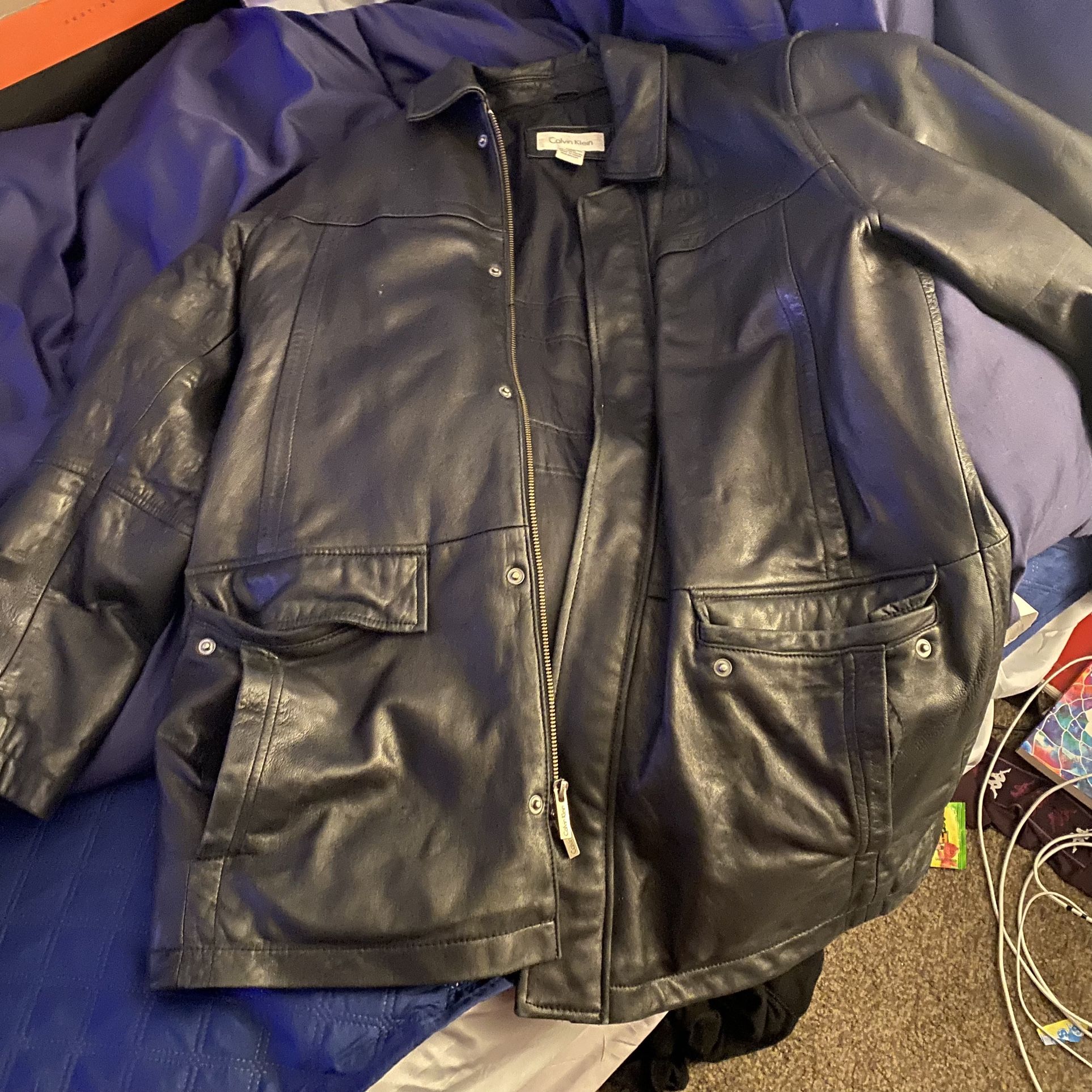 Calvin Klein Leather Jacket