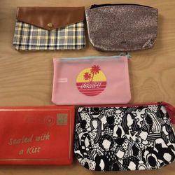 5 Ipsy Make Up Cases 