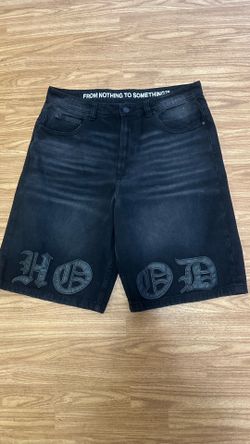 Denim crome shorts