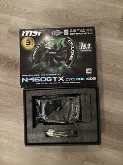 MSI N460GTX CYCLONE OC 箱付 付属品完備 動作未確認 MSI N460GTX Cyclone 1GD5/OC for Sale in Chicago, IL - OfferUp