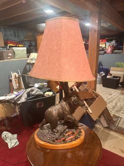 John Parsons Bear Lamp Rustic Cabin Lodge Decor