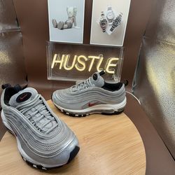 Nike Air Max 97 QS Silver Bullet (GS) Youth shoes Sz 3.5Y