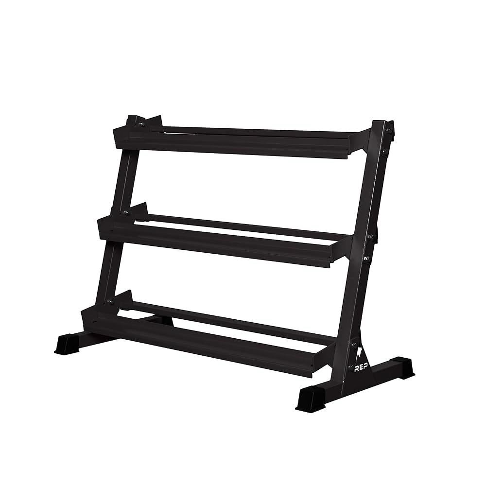 Fitness Dumbbell Rack - 3-Tier Dumbbell Rack Perfect for 5-50 Dumbbell Set