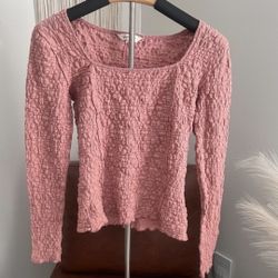 Lucky Brand Dusty Rose Top