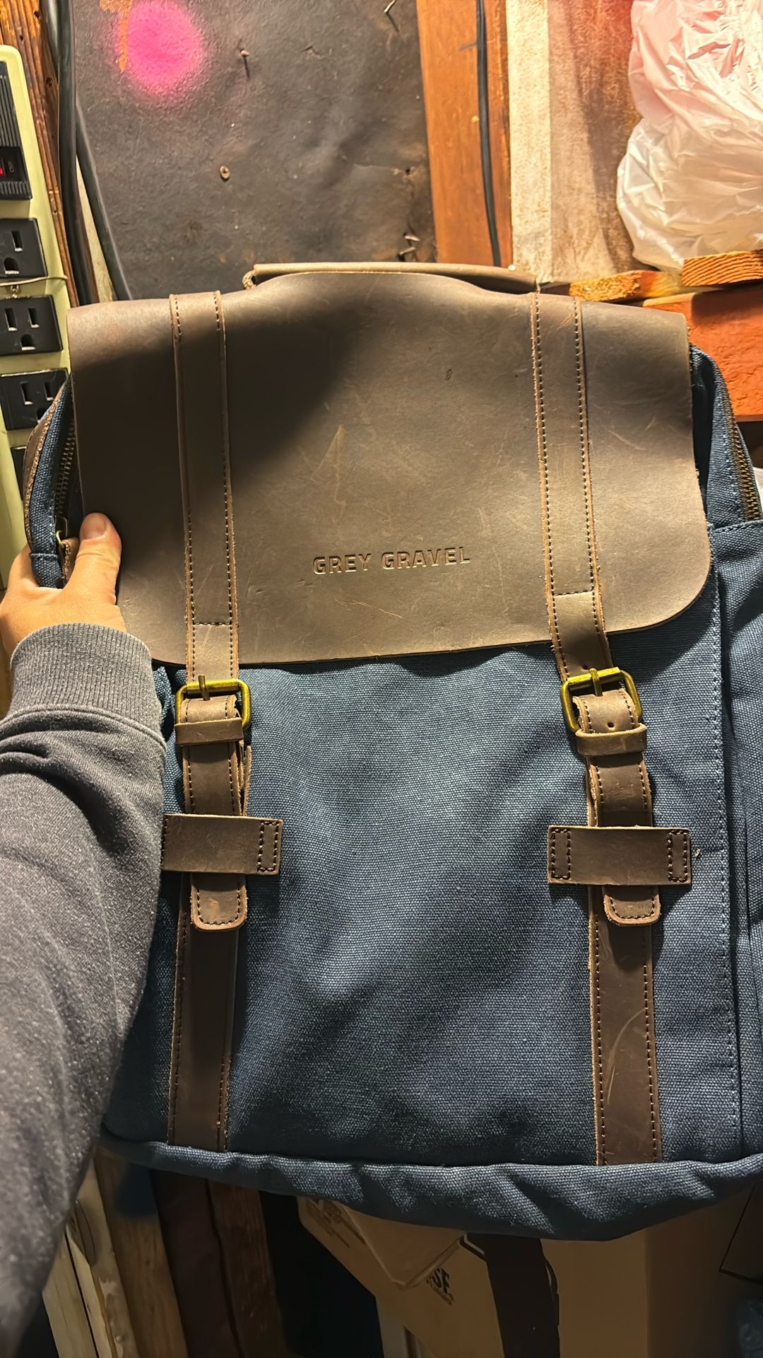 Grey Gravel Backpack