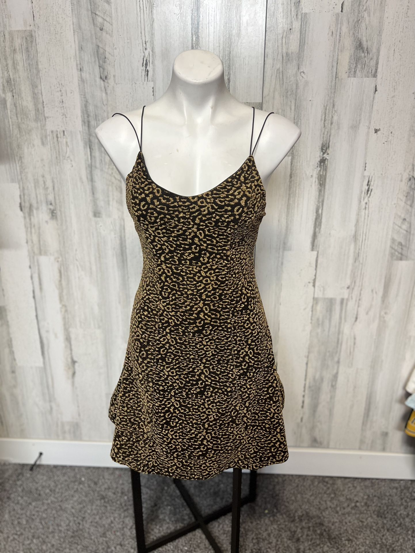 Black And Gold Dress 