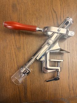 Counter mount wine opener