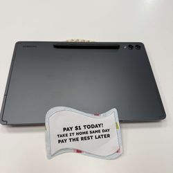 Samsung Galaxy Tab S9 Plus Tablet - Pay $5 To take It home And pay The rest Later 