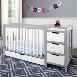 Crib With Changing Table 
