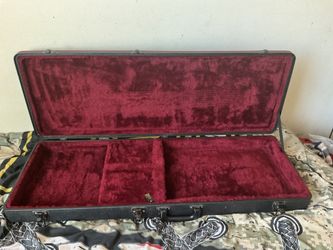 Vintage 1990s Red and black TKL Guitar Hardcase