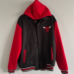 Red & Black Chicago Bulls Jacket, XL