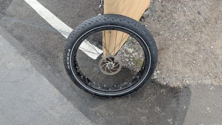 26X4 electric bike front tire good tubes and tire disk brake