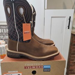 Twisted X Soft Toe Work Boots Sizes 7.5EE, 10EE, 10.5EE,  11EE,  12EE, 13EE, 14EE