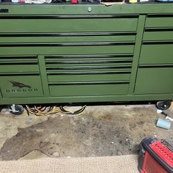 Snap On 15 Drawer Combat Green Tool Box