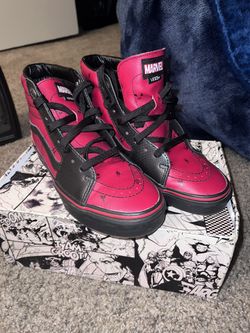 Vans X Marvel Sk8 High Deadpool