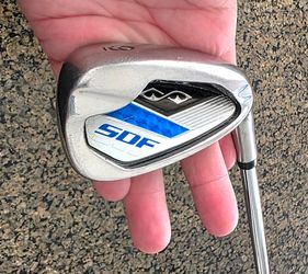 Snake eyes SDF single 9 Golf iron steel shaft R-Flex original grip Right Handed 36 inches long