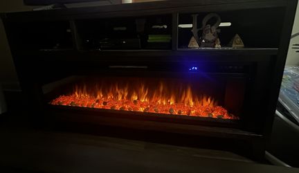 Fireplace TV Stand