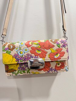 Coach Floral Crossbody Bag