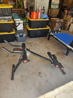 Upper torso crunch machine