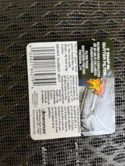 Amerimax 3" Snap-In Gutter Filter 25 x 3’